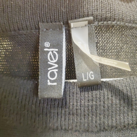 RAVEL Women's Blacl long sleeves  casual Sweater dress Size L - Picture 2 of 7